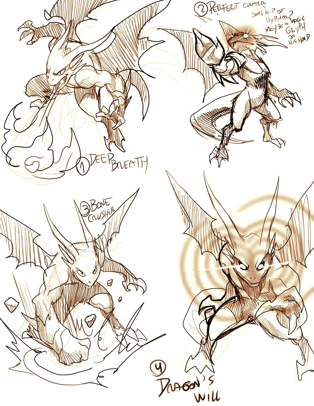 anthro dragon battle poses positions text attacks how to draw manga anime