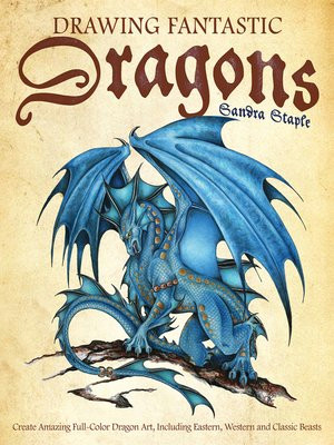 cover image of drawing fantastic dragons