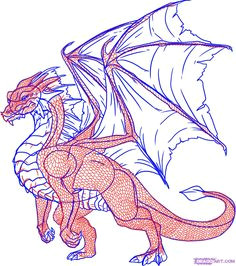 how to draw a dragon step 8 pinned from http www