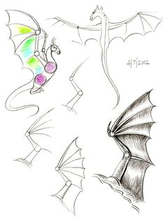 wings dragon how to draw manga anime wings sketch wings drawing