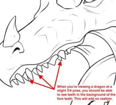 how to draw a dragon head step by step drawing guide by darkonator