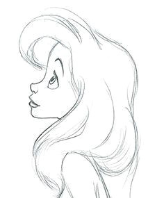 ariel possibly the best simple disney drawings drawings of ariel drawing disney