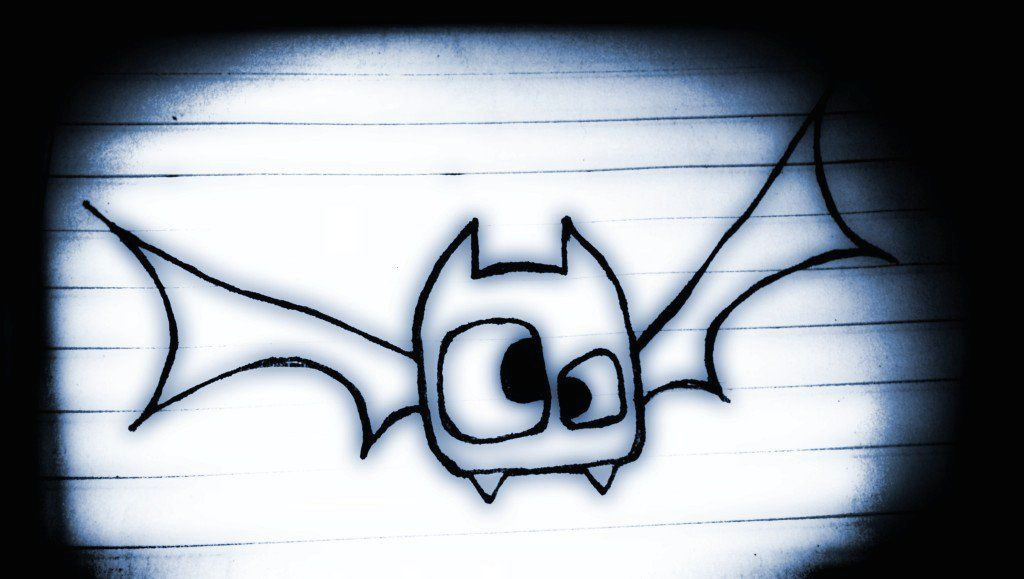 learn to draw a cute cartoon vampire bat in 6 easy steps