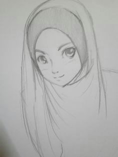 manga drawing hijab drawing doll drawing figure drawing muslimah anime pencil