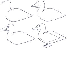 how to draw a duck learn how to draw a duck with simple step by