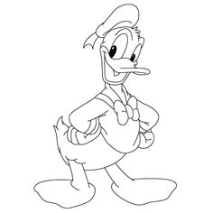 want to learn how to draw donald duck follow our simple step by