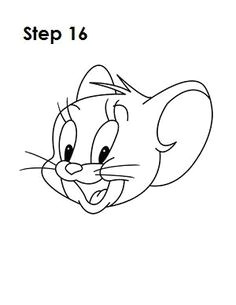 how to draw jerry step 16