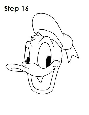 Drawing Easy Duck Draw Donald Duck Donald Duck the Main Man Pinterest Drawings