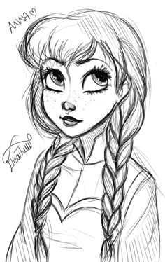 as long as love exists you won t be frozen my target market will love this drawing of anna because she loves disney