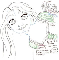 how to draw rapunzel and pascal from tangled with easy step by step tutorial