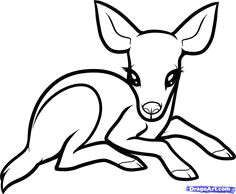 how to draw a baby deer baby deer step by step forest animals