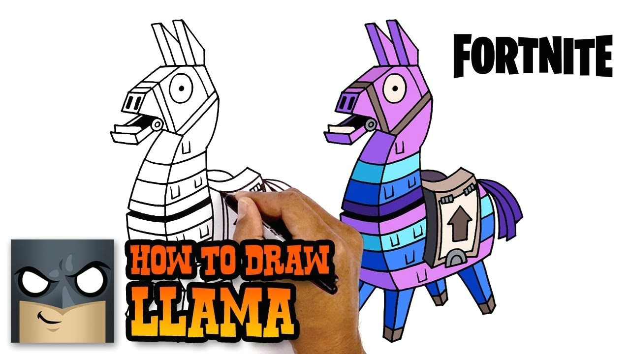 how to draw llama fortnite awesome step by step tutorial