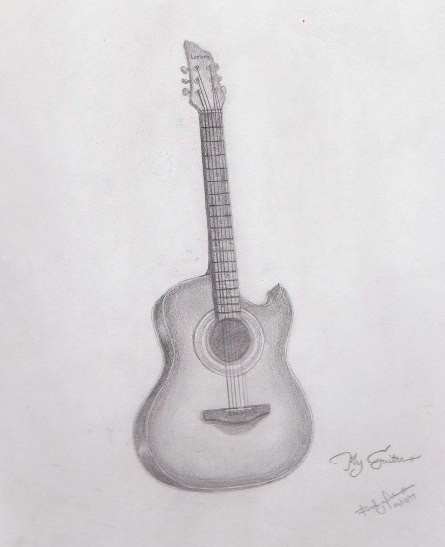 guitar sketch guitar drawing guitar art fantasy concept art cute drawings