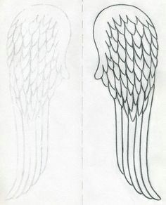 angel wings outline how to draw angel wings quickly in few easy steps angel wings