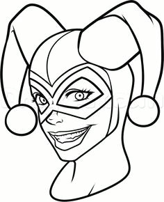 harley quinn coloring pages to download and print for free harley quinn drawing harley quinn