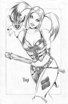 harley quinn by billy tucci harley quinn drawing harley quinn comic comic book