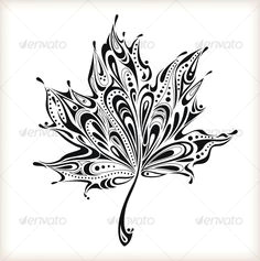 illustration of beautiful abstract leaf vector art clipart and stock vectors