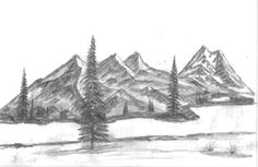 mountain landscape this is another one of those sketches i worked on today when i got a chance between projects i enjoy adding the water features into my