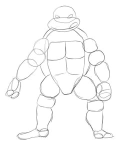 how to draw leonardo from ninja turtles