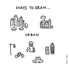 word of day 22 urban waystodraw city draw drawing