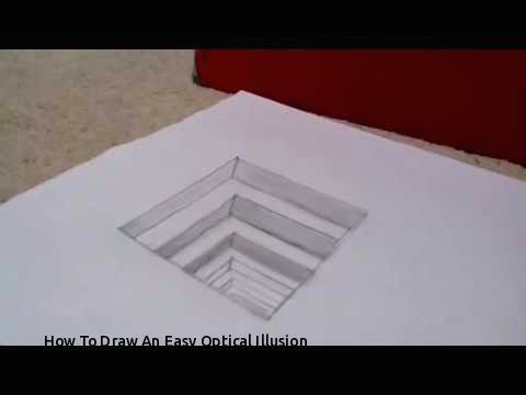 how to draw an easy optical illusion optical illusions drawing at getdrawings