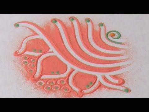 learn rangoli how to make attractive and easy rangoli youtube