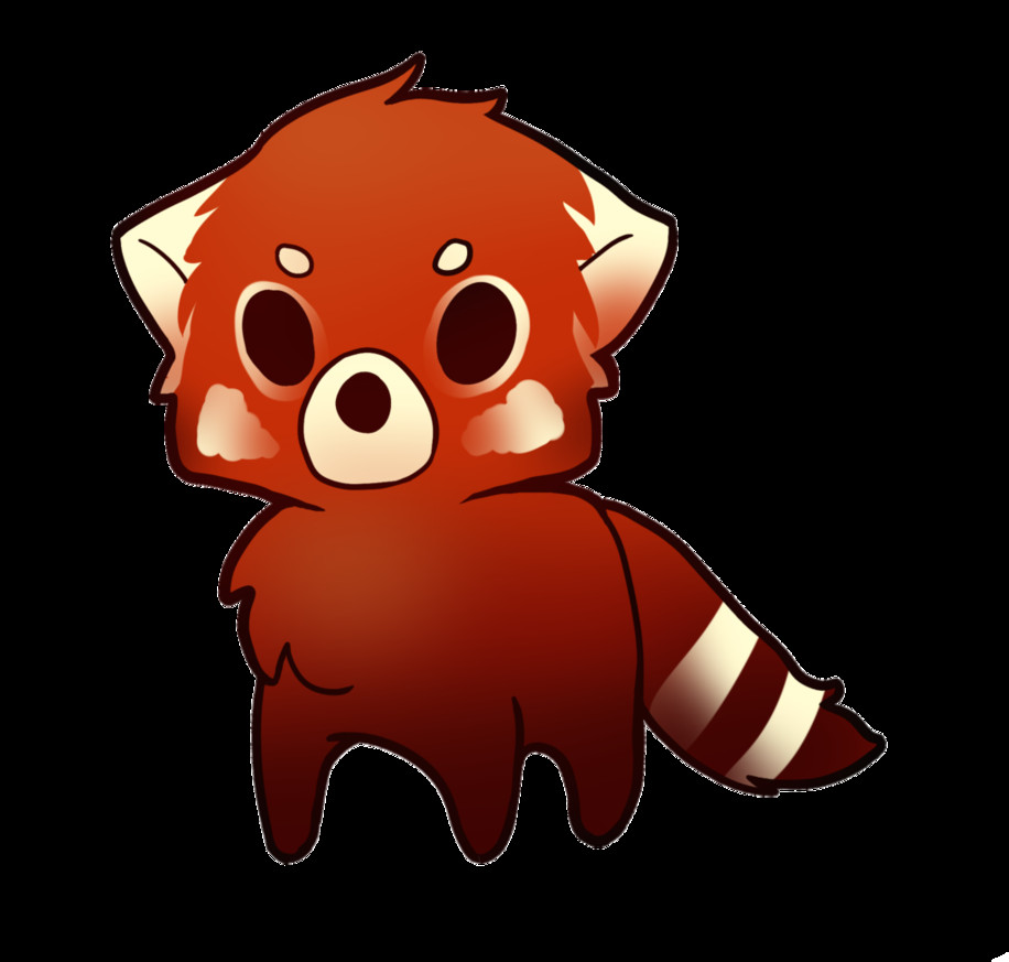 cute red panda drawing amazing wallpapers