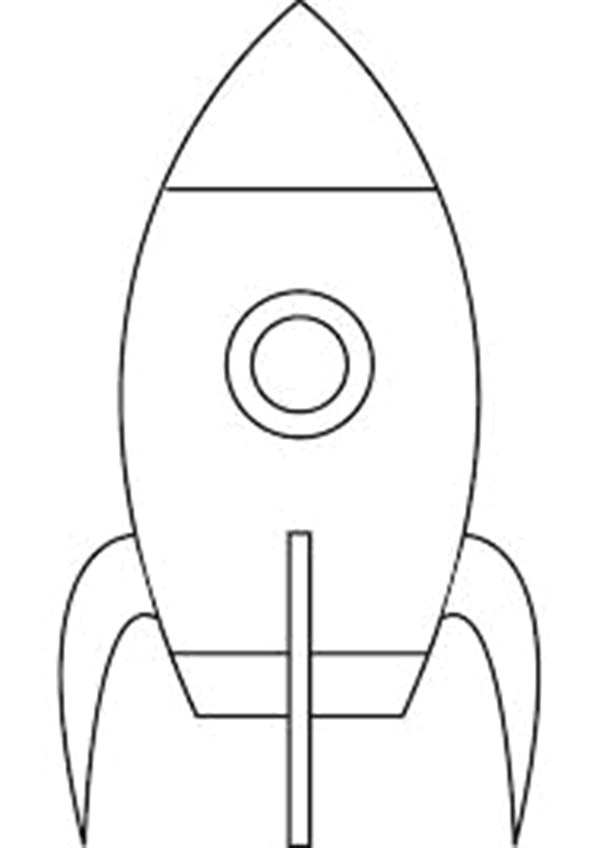 a rocket colouring pages page 2