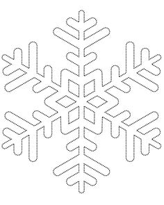 dotted line snowflake free printable coloring pages string art templates snowflake templates printable