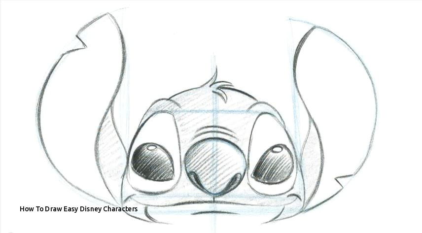 Drawing Easy Stitch How to Draw Easy Disney Characters Stitch Drawing at Getdrawings