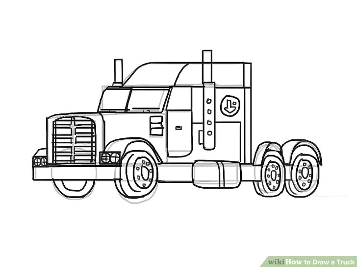 image titled draw a truck step 11