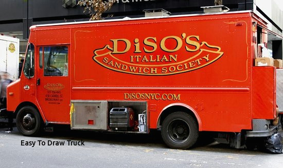 easy to draw truck diso s italian sandwich society food truck in manhattan picture of of