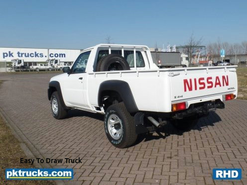 easy to draw truck nissan patrol 3 0d pk trucks holland