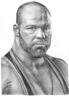 kurt angle pencil drawing