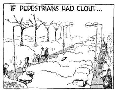 pedestrian sustainability editorial cartoons boston globe transportation dan