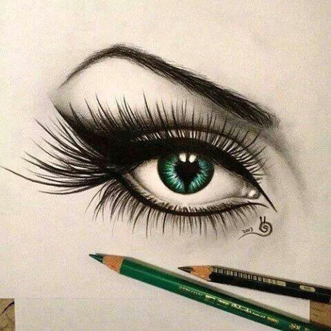 Drawing Eye Green Beautiful Art Pinterest Drawings Eye and Sketches