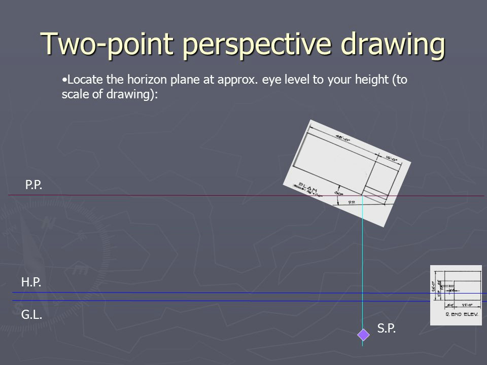 two point perspective drawing