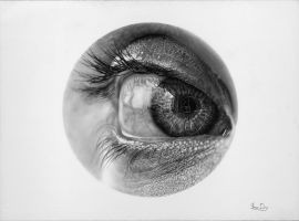 eye study 6 drawing by jonodry