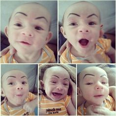 fact babies are 98 funnier with eyebrows