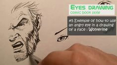 drawing eye comic book style with example