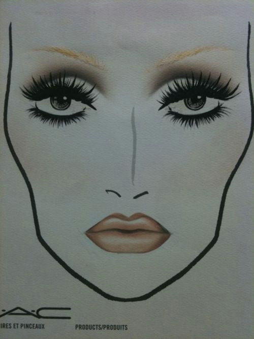 mac face chart 60 s doll eyes look i love this