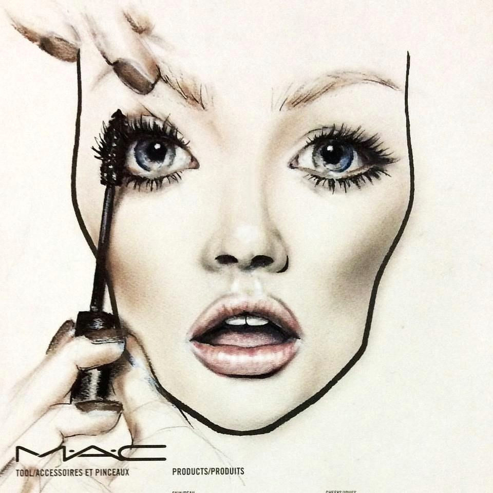 mac face chart by amalia bot