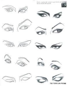 pretty expressions for drawing eyes
