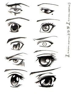 manga and anime eyes