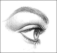 side view of eye drawing how to draw eyelashes draw eyes false eyelashes