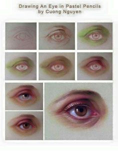 eyes pastel pencil art tutorials pencil drawings pencil art art drawings pastel