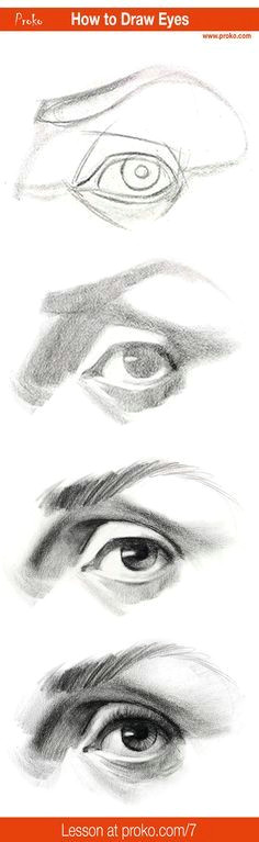 draw realistic eyes with this step by step instruction full drawing lesson at