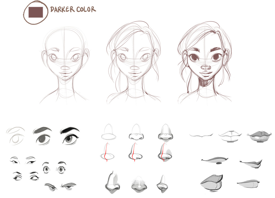 check out her tutorial on sketchbook blog how to draw female faces