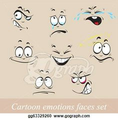 cartoon surprise clip art stock illustration cartoon emotions faces set clipart gg63329260 vincent shen a balloon eyes