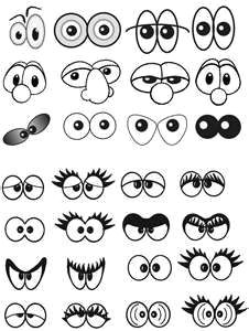 this collection of eyes is good inspiration for cake or cookie decorating cartoon eyes drawing